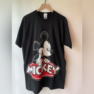 SOLD! JERMY LEIGH BIG PRINT MICKEY TEE FROM THE 
2000S ERA.